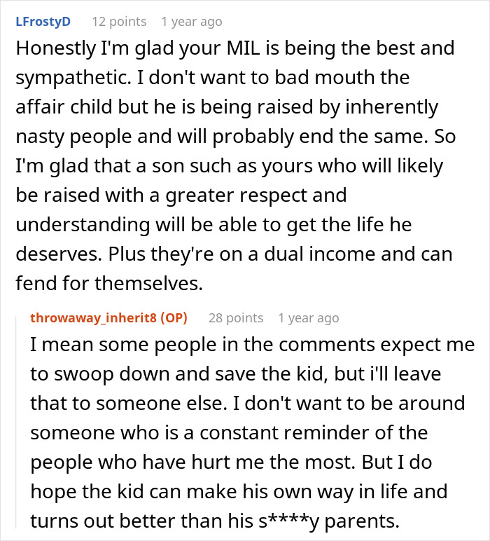 "Too Bad For Her": Ex-Husband And Mistress Think They're Getting MIL's Money, Are Very Wrong "Too Bad For Her": Ex-Husband And Mistress Think They're Getting MIL's Money, Are Very Wrong