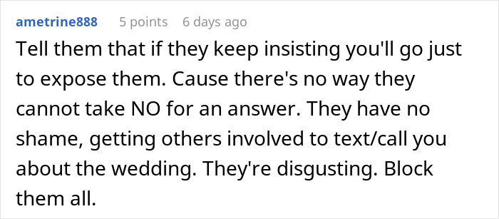 Man Cheats On GF With Her Best Friend, They Harass Her When She Refuses To Attend Their Wedding