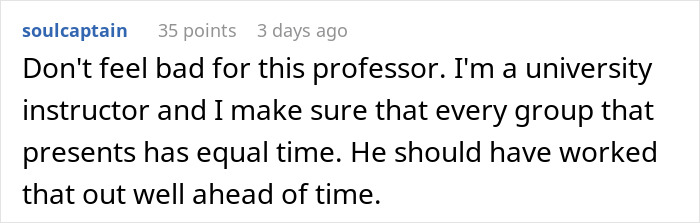 Students Turn Professor's Strict Scheduling Rules Against Him In Perfectly Timed Move