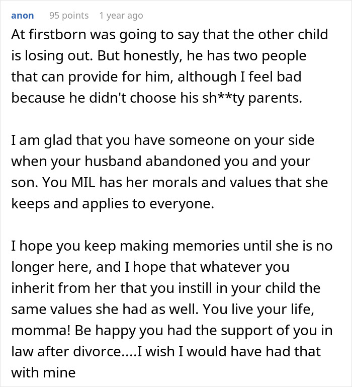 "Too Bad For Her": Ex-Husband And Mistress Think They're Getting MIL's Money, Are Very Wrong "Too Bad For Her": Ex-Husband And Mistress Think They're Getting MIL's Money, Are Very Wrong