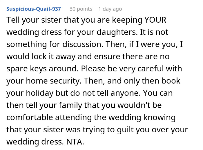 Woman Wants To Ruin Sister&rsquo;s Dress For Her Wedding, Gets Upset When She&rsquo;s Told &lsquo;No&rsquo;