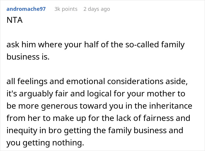 Man Can’t Understand Why He Didn’t Get Equal Inheritance, Gets A Reality Check From Sister Man Can’t Understand Why He Didn’t Get Equal Inheritance, Gets A Reality Check From Sister