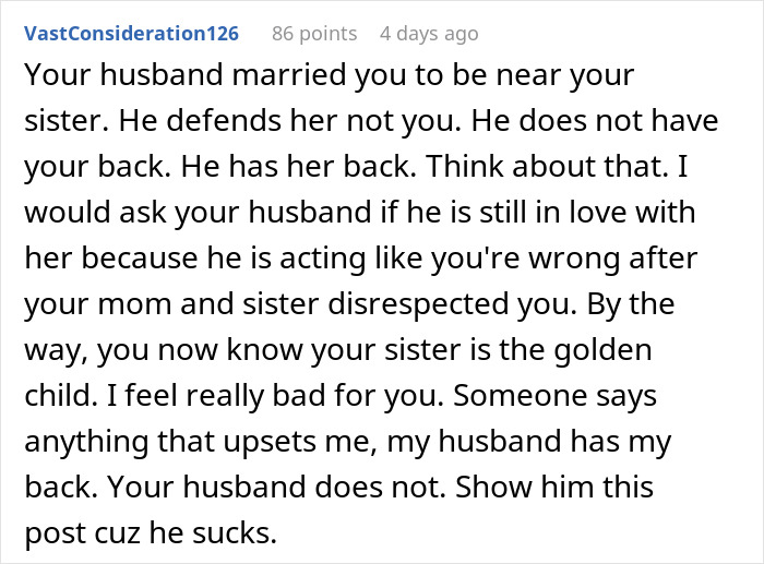 Woman Gets Upset Over Mom&rsquo;s &ldquo;Harmless Joke&rdquo; About Her Marriage, Husband Doesn&rsquo;t Take Her Side