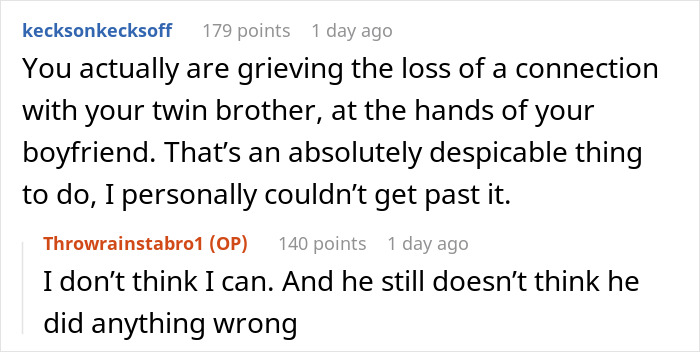 GF Horrified As 32YO BF Blocks Her Late Twin&rsquo;s IG And Says It&rsquo;s Not A Big Deal, Kicks Him Out