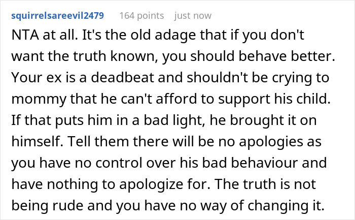 &ldquo;AITA For Laughing At My Ex&rsquo;s Mother And Telling Her How Much Child Support I&rsquo;ve Been Receiving?&rdquo;
