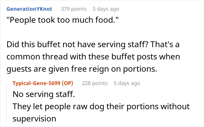 Wedding Buffet Turns Into The Hunger Games As Guests Are Forced To Fight Over Scraps