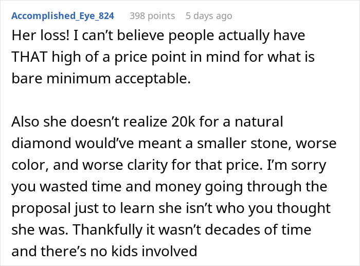 Man Realizes His Values Don&rsquo;t Match His Fianc&eacute;e&rsquo;s After Proposing, Ends Everything