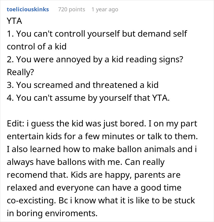 Kid Keeps Running And Screaming In A Restaurant, 21YO Tells Him To Stop, Mom Is Livid Kid Keeps Running And Screaming In A Restaurant, 21YO Tells Him To Stop, Mom Is Livid