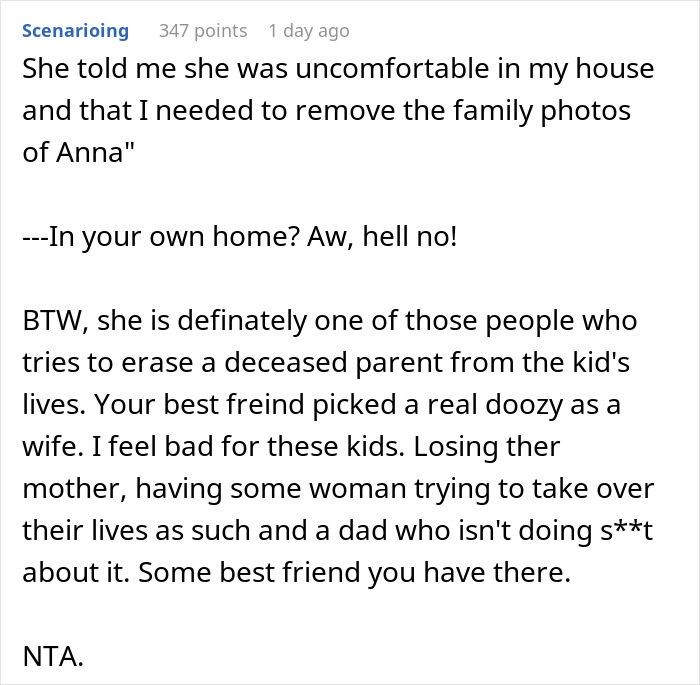 “AITA For Calling My BIL’s Wife Insanely Entitled After An Argument Over Photos Of My Sister?” “AITA For Calling My BIL’s Wife Insanely Entitled After An Argument Over Photos Of My Sister?”
