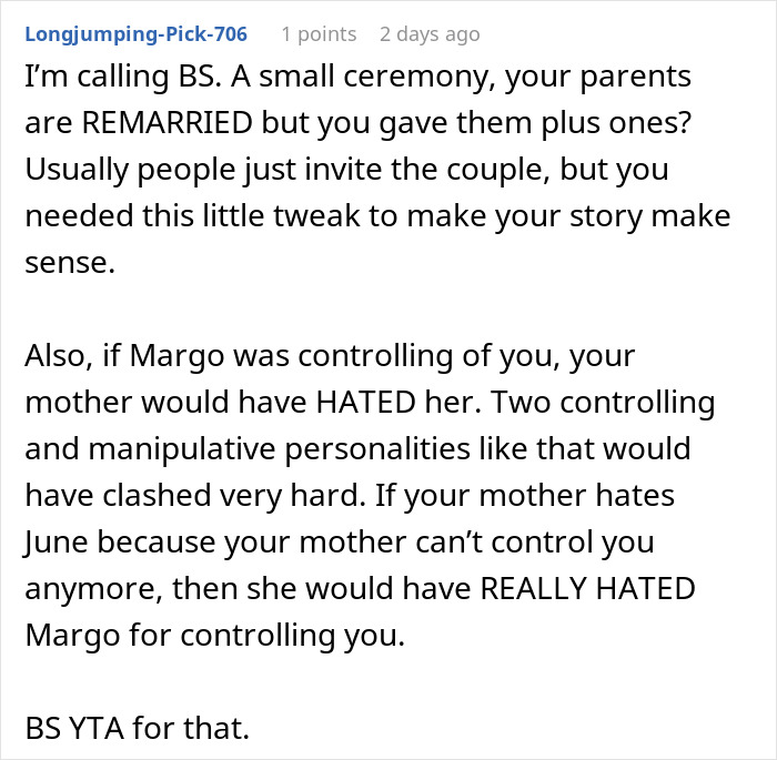 Mom&rsquo;s Last Attempt At Breaking Up Newlyweds Ends In Her Getting Kicked Out Of The Wedding