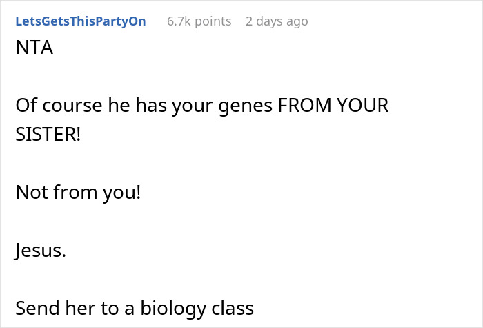 Man Loses It When Wife Asks Him To Do A Paternity Test For His Sister’s Kid, Regrets His Reaction Man Loses It When Wife Asks Him To Do A Paternity Test For His Sister’s Kid, Regrets His Reaction