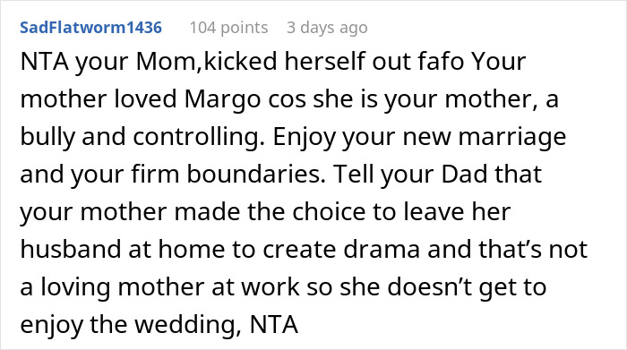 Mom&rsquo;s Last Attempt At Breaking Up Newlyweds Ends In Her Getting Kicked Out Of The Wedding