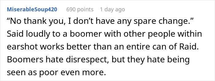 Guy Refuses To Give Boomer The Time Of Day After She Gives Him Attitude For No Reason