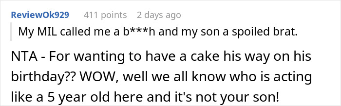 MIL Insists 5YO Change His B-Day Cake As She Doesn&rsquo;t Like Chocolate, Is Stunned When He Refuses