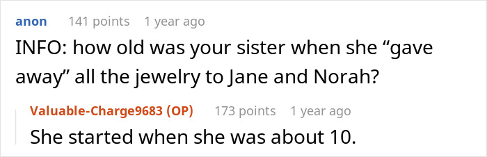 &ldquo;AITA For Refusing To Let My Sister Wear Our Late Mom&rsquo;s Necklace On Her Wedding Day?&rdquo;