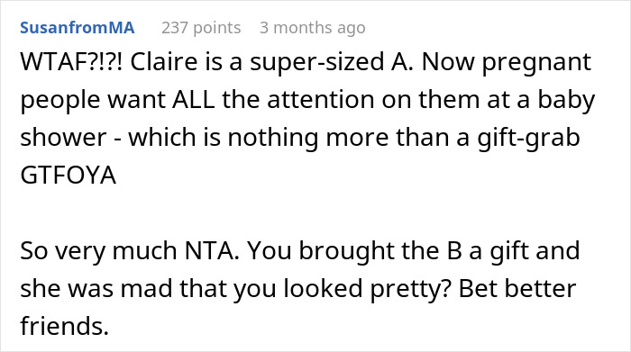 Woman Confused About Why The Dress She Wore To A Friend’s Baby Shower Was Inappropriate Woman Confused About Why The Dress She Wore To A Friend’s Baby Shower Was Inappropriate