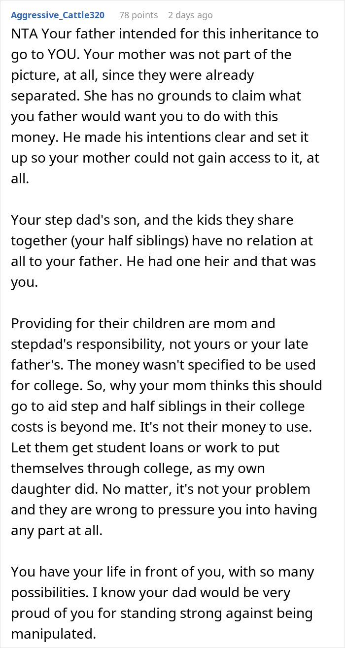 Teen Faces Family’s Guilt Trip Over His Inheritance, Refuses To Share It With “Random Kids” Teen Faces Family’s Guilt Trip Over His Inheritance, Refuses To Share It With “Random Kids”