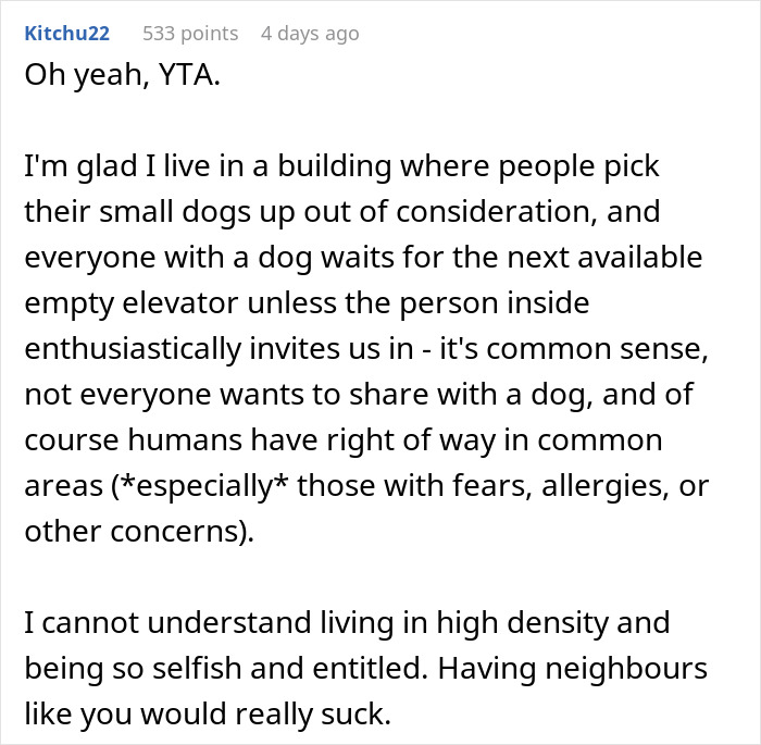 “He Was Being A Baby”: Woman Refuses To Accommodate Dog-Phobic Neighbor, Gets Called Out “He Was Being A Baby”: Woman Refuses To Accommodate Dog-Phobic Neighbor, Gets Called Out