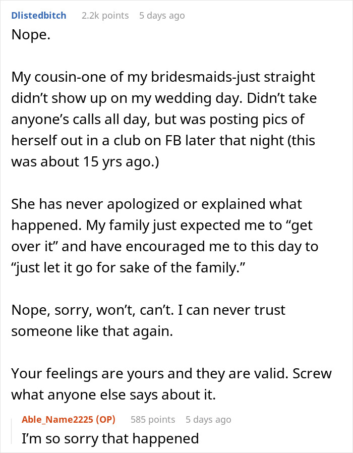 Bride Refuses To Forgive Brother&rsquo;s GF After Seizure Stunt Hijacks Her Wedding