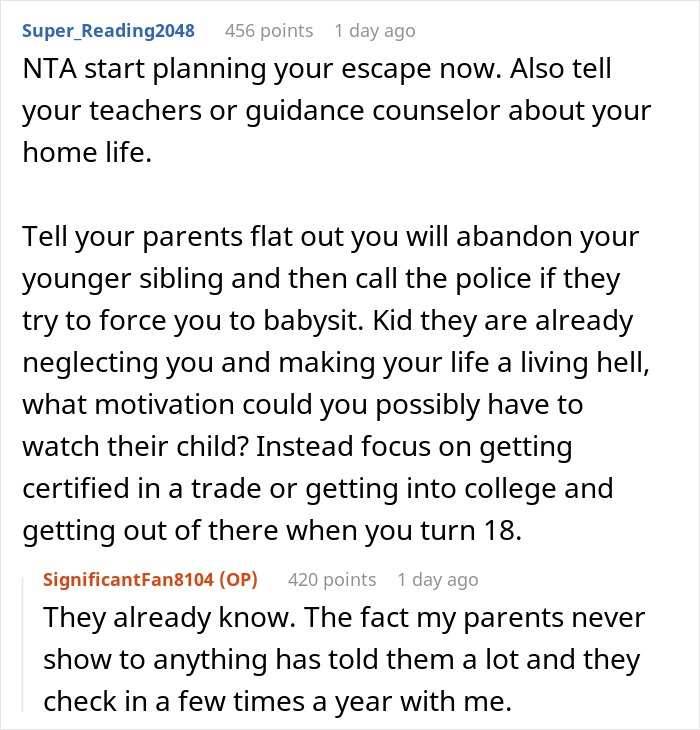 Parents Who Neglected Firstborn Her Whole Life Demand She Babysit Their &ldquo;Precious&rdquo; New Baby