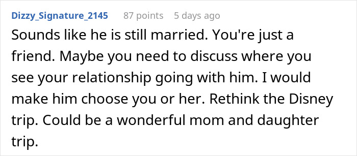 Ex-Wife Keeps Inviting Herself On Couple's Trips, Guy's GF Gets Mad And Forces Him To Make A Choice Ex-Wife Keeps Inviting Herself On Couple's Trips, Guy's GF Gets Mad And Forces Him To Make A Choice