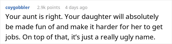 Mom Gets A Reality Check About Her &ldquo;Unique&rdquo; Baby Name After Aunt Bursts Out Laughing