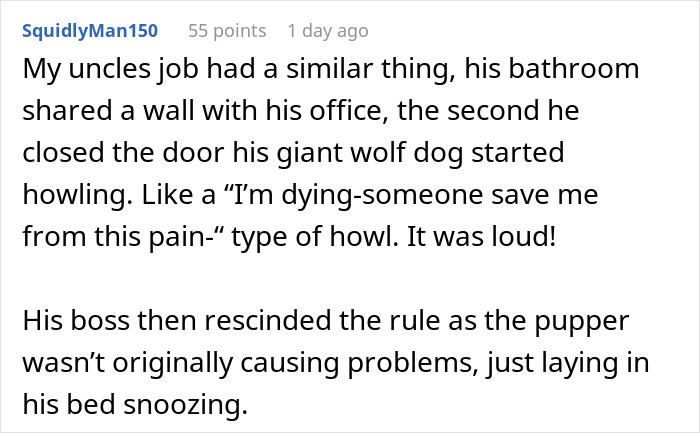 &ldquo;My Dog Was Simply Sitting&rdquo;: Worker Maliciously Complies With No-Dogs Home Office Policy