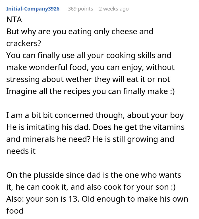 &ldquo;I Am Fed Up&rdquo;: Wife Stops Cooking For Picky Husband And Son, Finds Unexpected Peace
