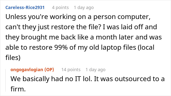 &ldquo;Their Panic Set In&rdquo;: Company Fires Employee, Regrets It When They Delete All Their Work