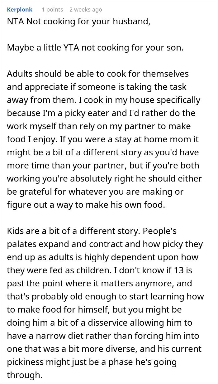 &ldquo;I Am Fed Up&rdquo;: Wife Stops Cooking For Picky Husband And Son, Finds Unexpected Peace