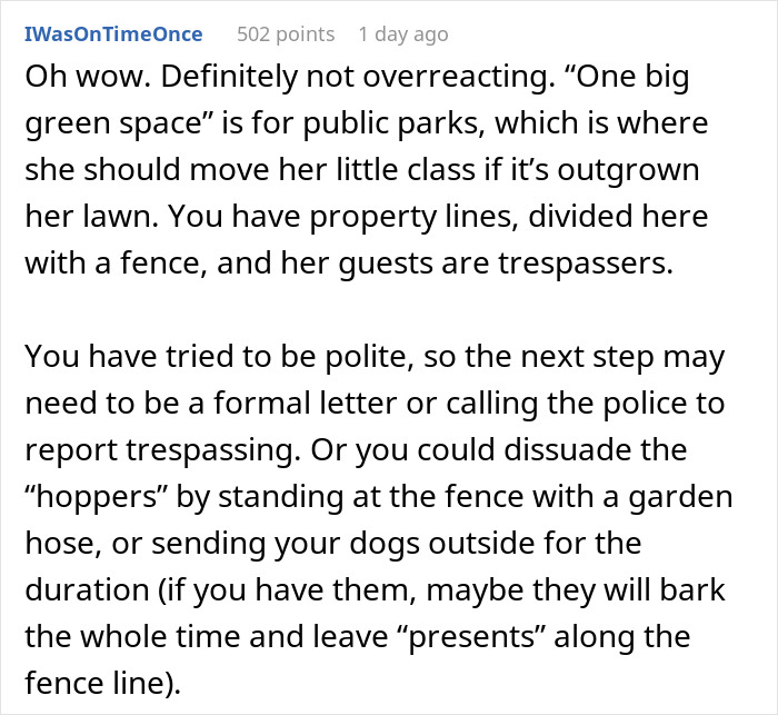 "She Just Laughed": Lady Refuses To Stop Using Person's Back Yard For Her Yoga Sessions "She Just Laughed": Lady Refuses To Stop Using Person's Back Yard For Her Yoga Sessions