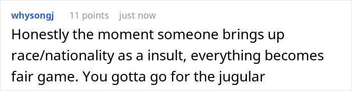 Guy Takes A Swipe At Woman’s Race, Her Revenge Is Perfectly Timed To Humiliate Him A Year Later Guy Takes A Swipe At Woman’s Race, Her Revenge Is Perfectly Timed To Humiliate Him A Year Later