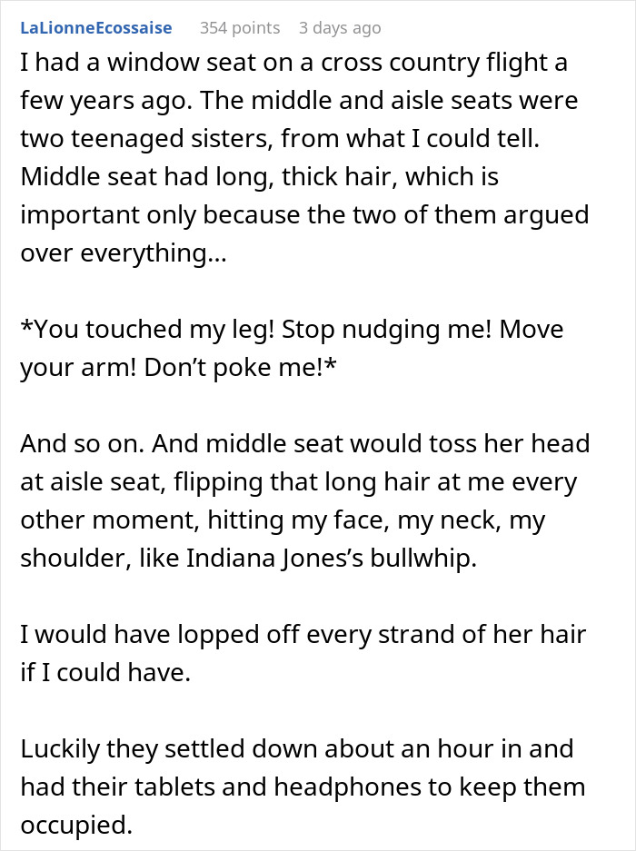 Passenger Endures Nightmare Flight, Gives Entitled Family A Taste Of Their Own Medicine Passenger Endures Nightmare Flight, Gives Entitled Family A Taste Of Their Own Medicine