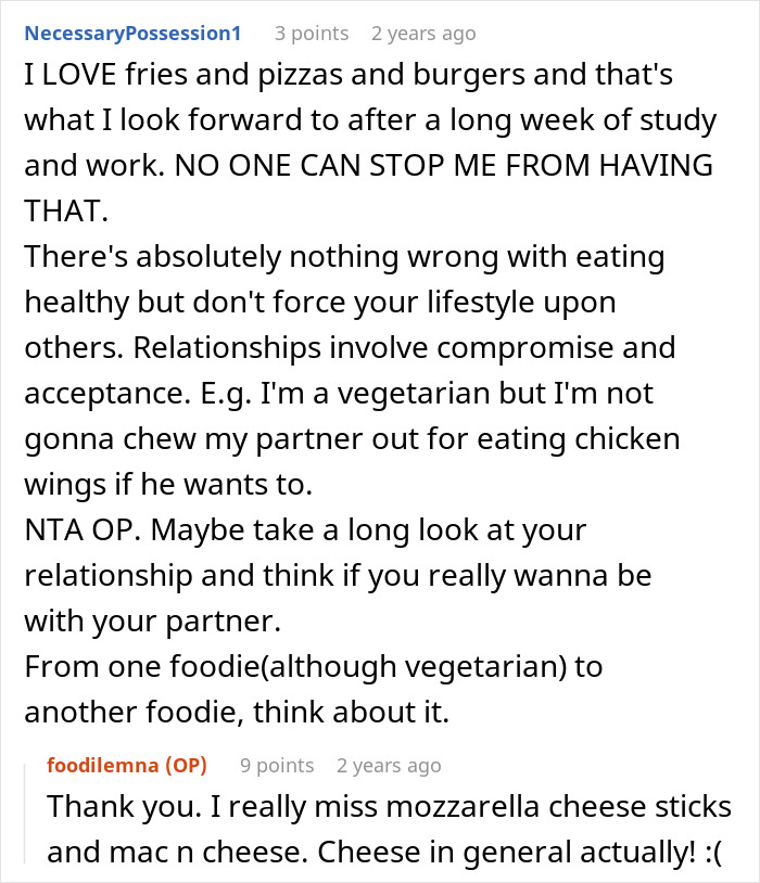 GF&rsquo;s Restrictive Food Preferences Make BF Lose All Patience With Her, He Asks For Advice