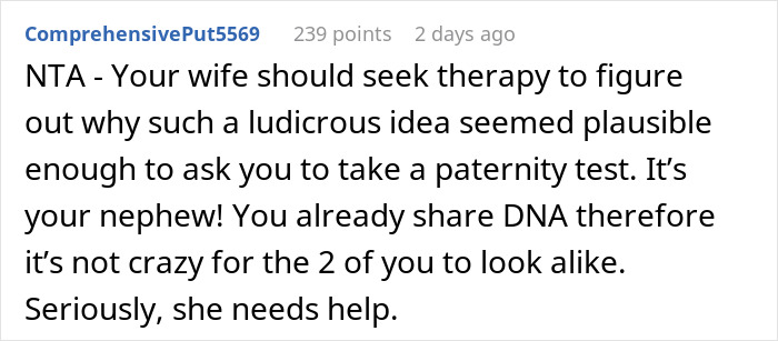 Man Loses It When Wife Asks Him To Do A Paternity Test For His Sister’s Kid, Regrets His Reaction Man Loses It When Wife Asks Him To Do A Paternity Test For His Sister’s Kid, Regrets His Reaction
