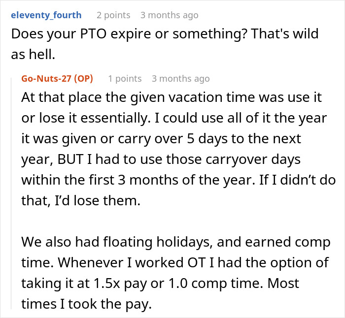"Can&rsquo;t Carry Over 1 PTO Day? See You In February": Person Maliciously Complies