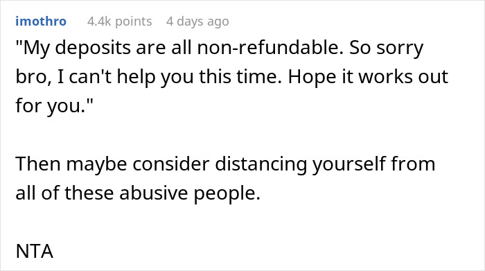 Man Demands Sister Cancel Her Trip To Pay $10k For His Surgery, Internet Gets Suspicious