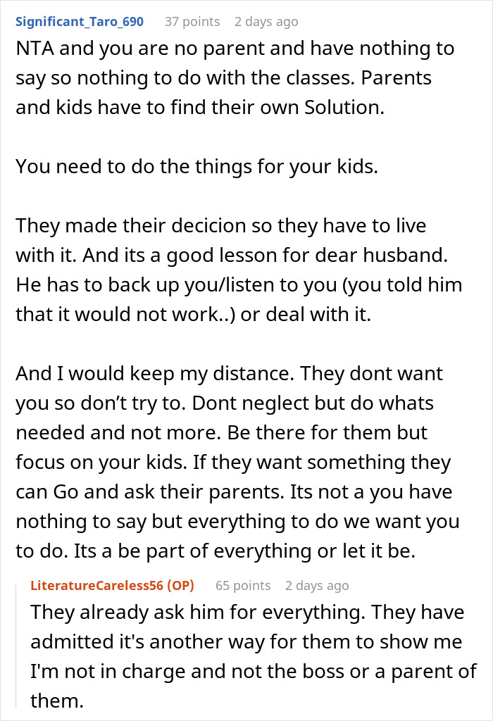 Stepmom Is Being Treated Terribly By Kids, Refuses To Take Them To Dance Class And Takes Heat