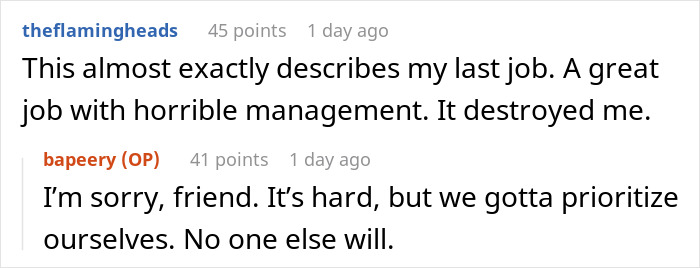 "The Look Of Horror On Her Face": Boss Is Shocked Her Ultimatum Didn't Work