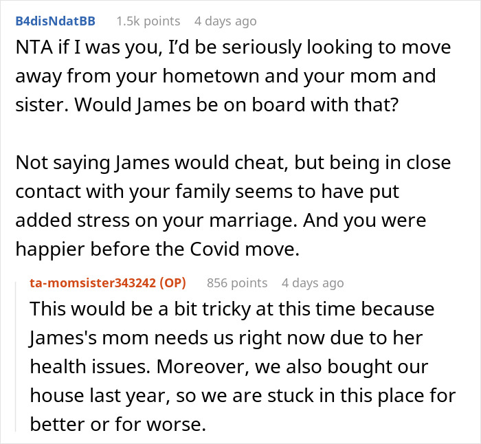 Woman Gets Upset Over Mom&rsquo;s &ldquo;Harmless Joke&rdquo; About Her Marriage, Husband Doesn&rsquo;t Take Her Side