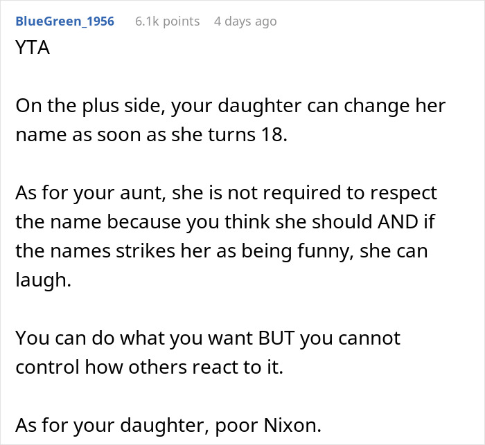 Mom Gets A Reality Check About Her &ldquo;Unique&rdquo; Baby Name After Aunt Bursts Out Laughing