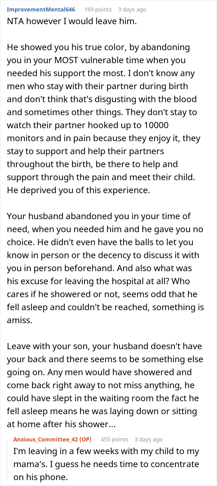 “Something Fishy Is Going On”: Husband Bails On Wife In Delivery Room, She Doesn’t Buy His Excuse “Something Fishy Is Going On”: Husband Bails On Wife In Delivery Room, She Doesn’t Buy His Excuse