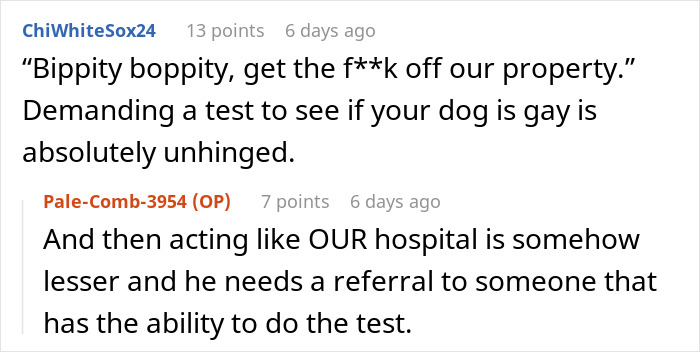 Vets Tell Pet Owner There Is No Gay Test, He Loses It And Throws A Tantrum