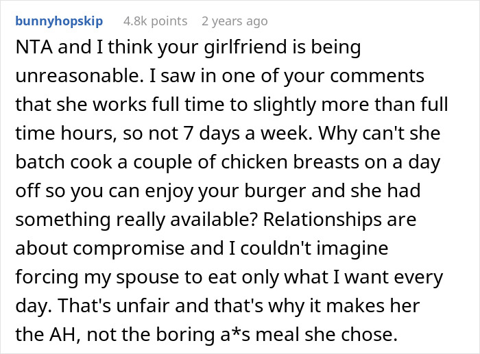 GF&rsquo;s Restrictive Food Preferences Make BF Lose All Patience With Her, He Asks For Advice