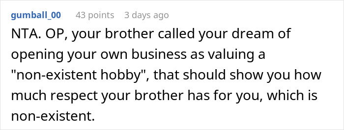 &ldquo;I Feel Like The Bad Guy&rdquo;: Man Refuses To Give Up On His Dream When Brother Asks For $30k