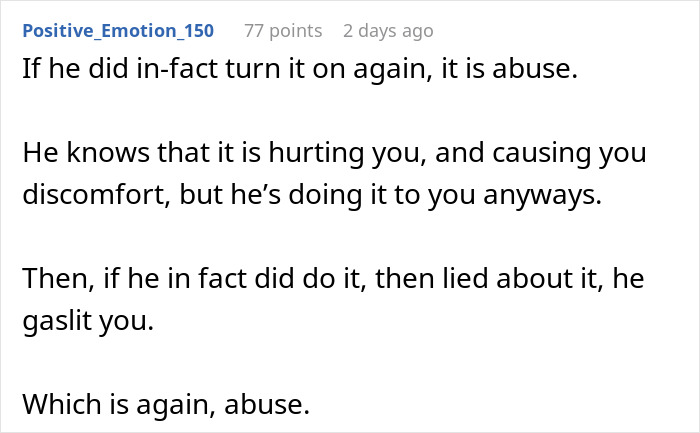 Woman Suspects Hubby Turned On Soft Water To &ldquo;Test&rdquo; Her Eczema, Worries About Her Marriage