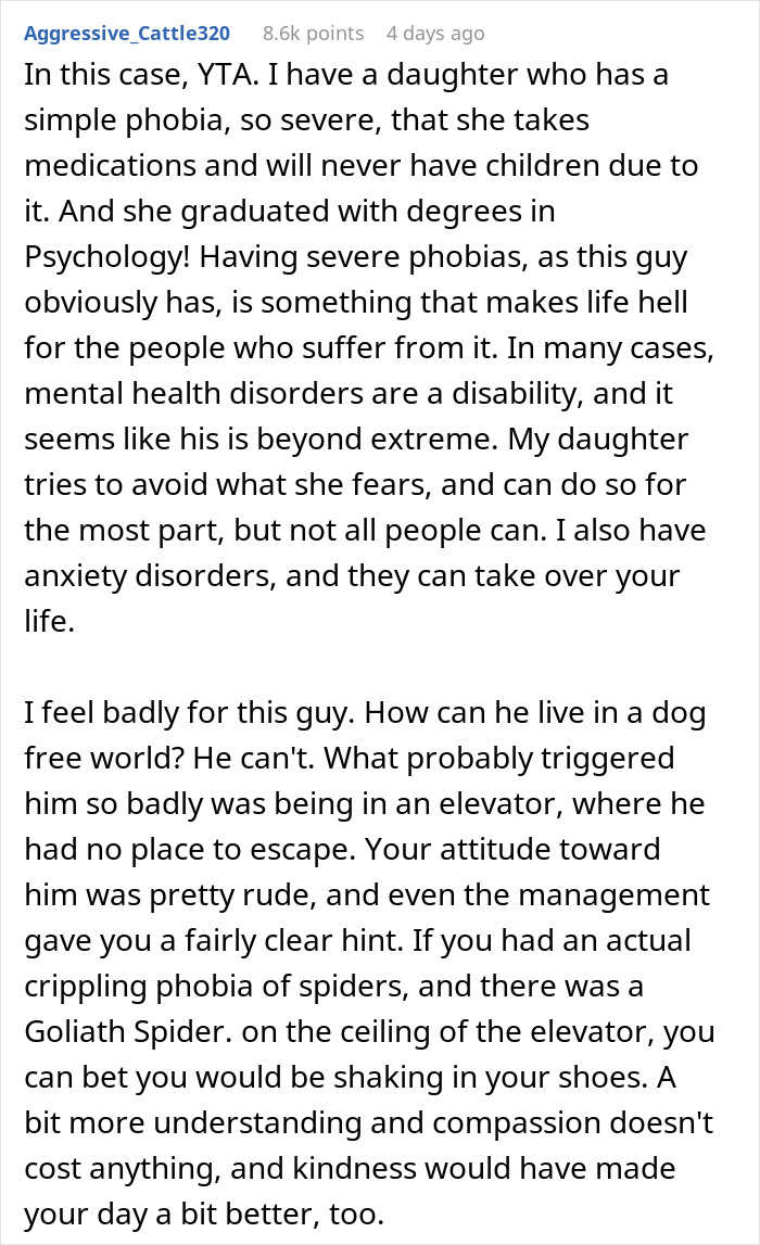 “He Was Being A Baby”: Woman Refuses To Accommodate Dog-Phobic Neighbor, Gets Called Out “He Was Being A Baby”: Woman Refuses To Accommodate Dog-Phobic Neighbor, Gets Called Out