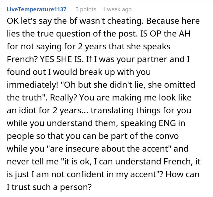 &ldquo;He Got Mad&rdquo;: Woman Learns BF&rsquo;s Secret After Years Of Pretending Not To Understand His Language