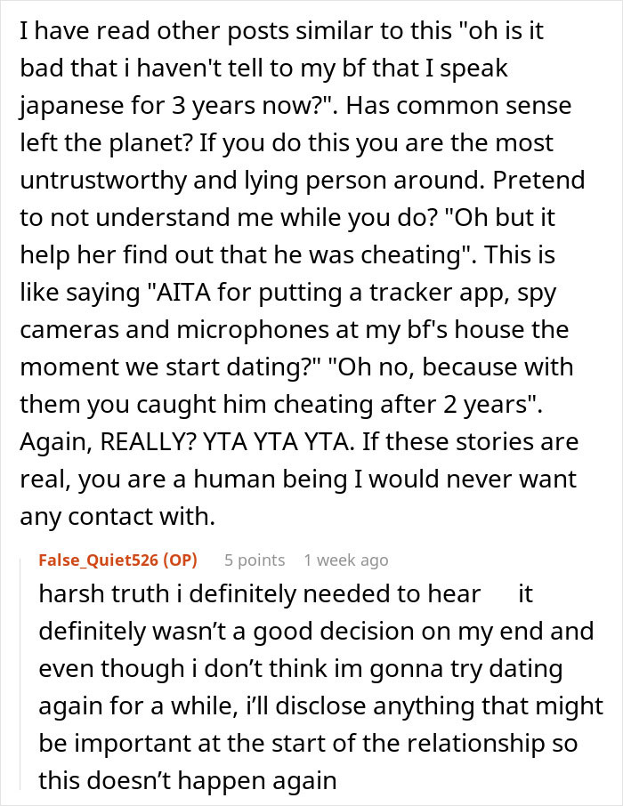 &ldquo;He Got Mad&rdquo;: Woman Learns BF&rsquo;s Secret After Years Of Pretending Not To Understand His Language