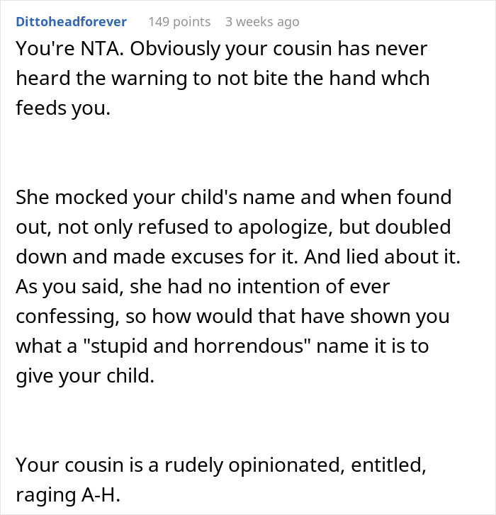 Woman Goes Online To Publicly Mock Cousin’s Baby Name, Finds Herself Evicted, Plays The Victim Woman Goes Online To Publicly Mock Cousin’s Baby Name, Finds Herself Evicted, Plays The Victim
